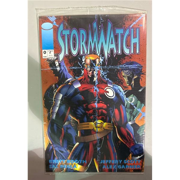 Stormwatch #0 (Image Comics, 1993) Polybagged w/ SkyCaps Trading Card