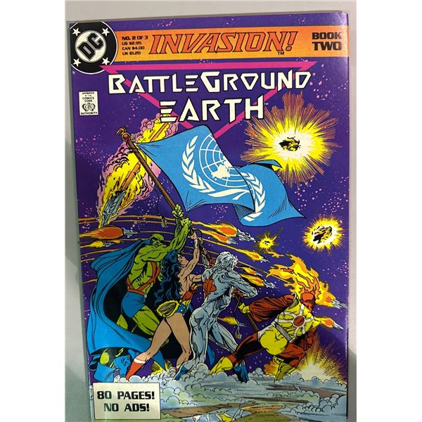 Invasion! #2 Battleground Earth (DC, 1988) Book Two, McFarlane Art