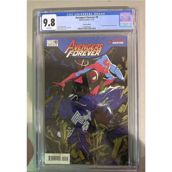 Avengers Forever #9 'Beyond Amazing' Variant (Marvel, 2022) CGC 9.8