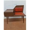 Image 1 : * MCM Wooden Telephone Table (1 Leg Needs Tightening) - 34x17x31" - Cannot Ship
