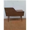 Image 4 : * MCM Wooden Telephone Table (1 Leg Needs Tightening) - 34x17x31" - Cannot Ship