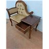 Image 2 : * Vintage "Louis XV Style" Telephone Bench - 37x16x33" - Cannot Ship