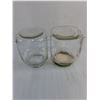 Image 3 : (2) Vintage Glass Containers