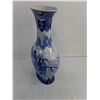 Image 2 : Chinese Blue-White Porcelain Vase - 14" High