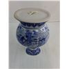 Image 4 : Chinese Blue-White Porcelain Vase - 14" High