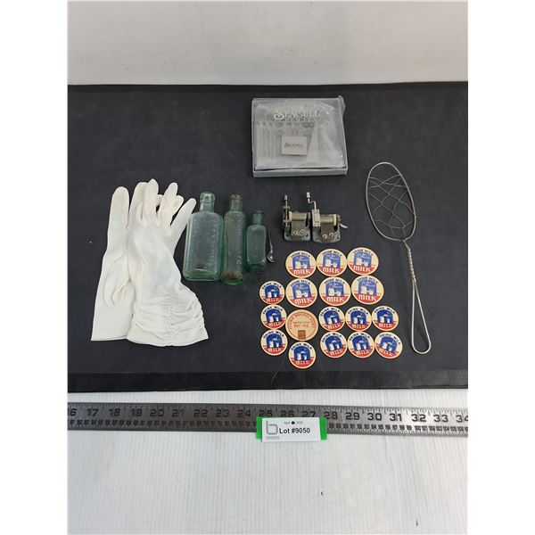 Vintage (Milk Bottle Caps, Bottles, Music Boxes, Strainer, Ladies Gloves), Seagull Switch Cover