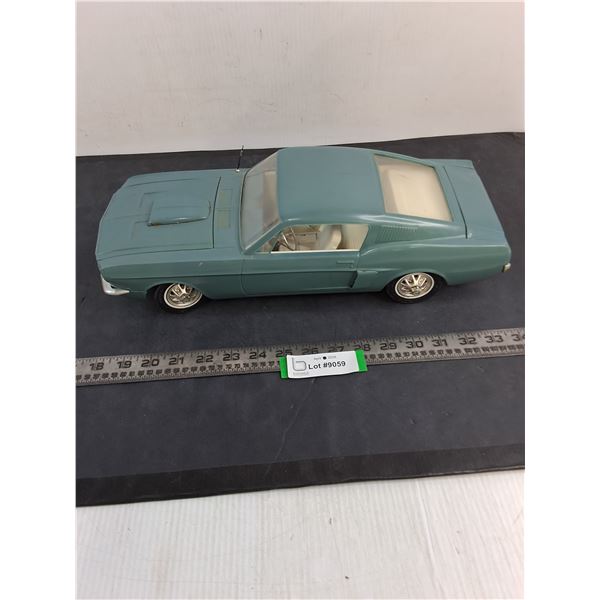 Vintage Wen-Mac AMF 1967 Battery Powered Replica Ford Mustang GT Fastback - Untested, As is