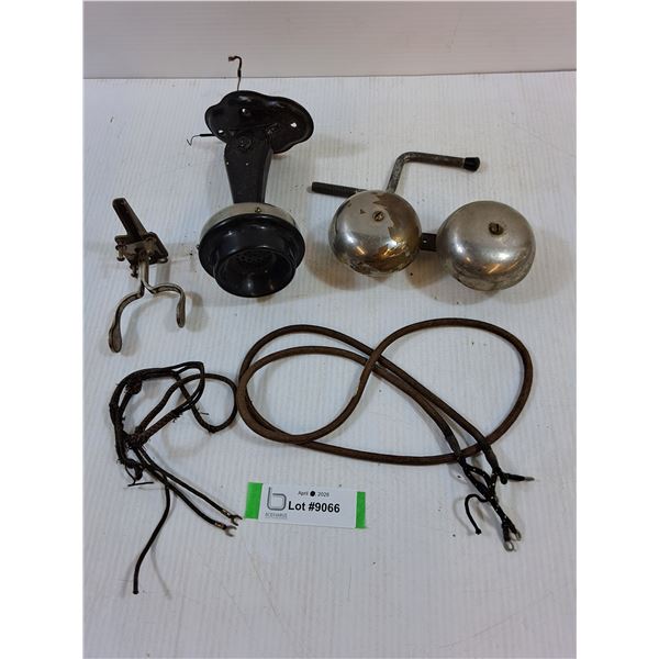 Antique Kellogg Phone Parts