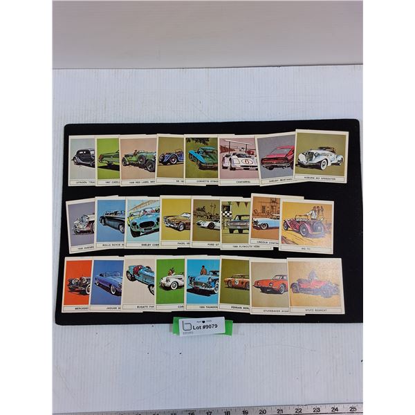 Vintage Full Set B/A Cars - 24 cards