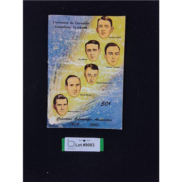 1960 Montreal Canadiens Yearbook NHL