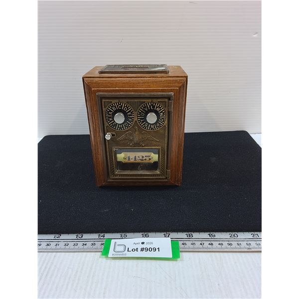 Antique Postal Box Coin Bank
