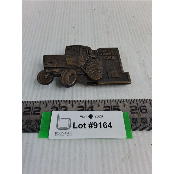 International Harvester Brass Belt Buckle