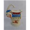 Image 4 : Vintage "Sylvester" Play-N-Save White Elephant Coin Bank - Tested, Missing Bottom Cap