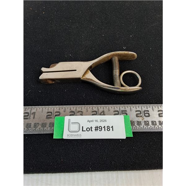 Vintage 'Railway Ticket Master' Ticket Punch