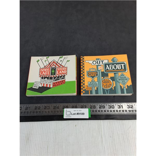 (2) Vinyl Cafe CD Story Books from 2008 (Story Land & Out&About)