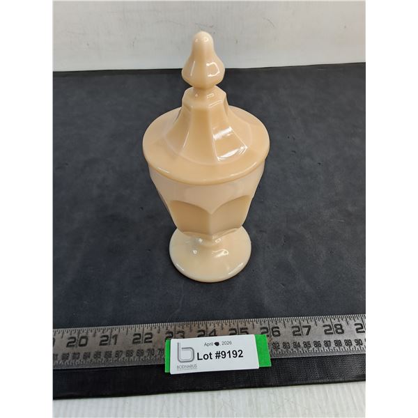 Vintage Westmoreland Milk Glass Lidded Candy Dish