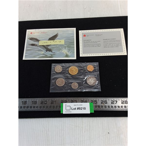 1991 Uncirculated Canadian Coins
