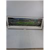 Image 1 : Framed Panoramic Photograph Featuring Inaugural Game at New Mosaic Stadium-40"x14" -PU