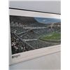 Image 2 : Framed Panoramic Photograph Featuring Inaugural Game at New Mosaic Stadium-40"x14" -PU