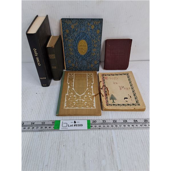 (6) Vintage Books-Assorted Titles as Pictured