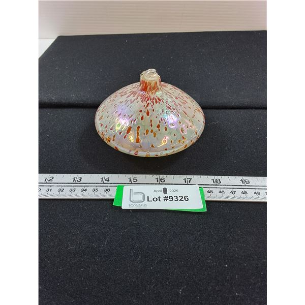 Art Glass Piece 5" dia