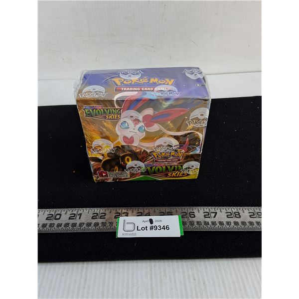 Sealed Box of Pokemon "Sword & Shield" Evolving Skies Collector Game Cards - Unauthenticated