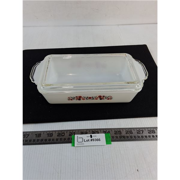 Vintage Fire-King 1 Quart Casserole Dish w/Lid