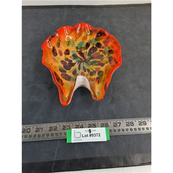 MCM Murano Style Art Glass Dish