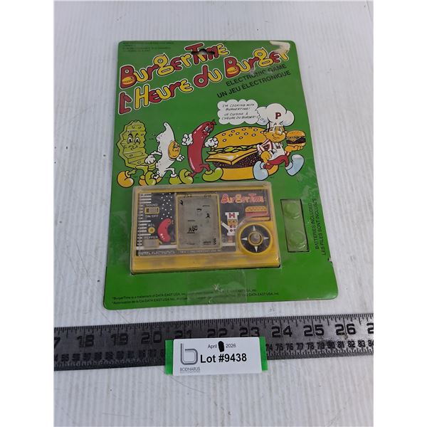 Vintage Burgertime Electronic Handheld Game - Untested, As is