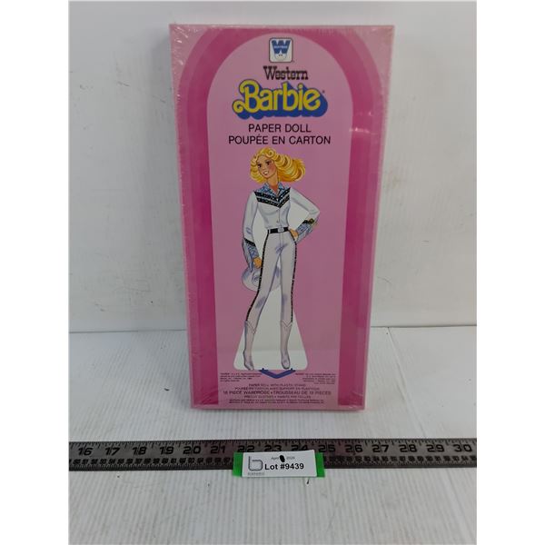 NOS Whitman "Western Barbie Paper Doll" Kit