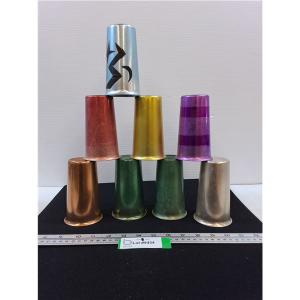 (8) Aluminum Wear-Ever/Unmarked  Water Cups