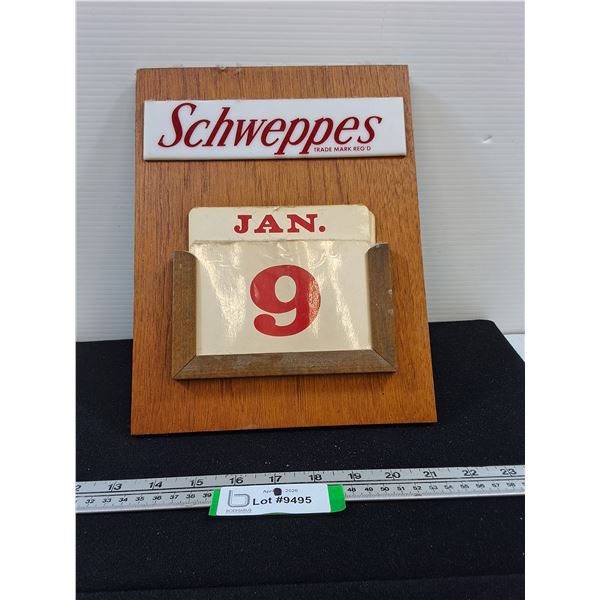 Schwepps Advertising Calendar-missing some cards