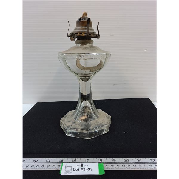 Greek Key No 2 Kerosene Lamp, no chimney