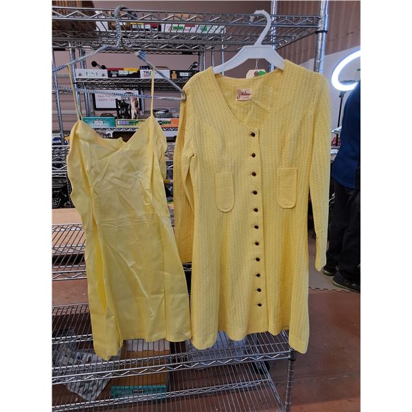 Vintage Jonathan Logan Petites 2-piece Dress Set, approx size small