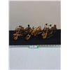 Image 1 : (3) Wooden Motorcycle Models-6x9"each