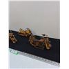 Image 4 : (3) Wooden Motorcycle Models-6x9"each