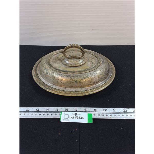 Silver Plated Covered Serving Dish