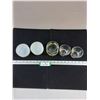 Image 2 : (6) Milk Glass Custard Cups, (3) Glasses