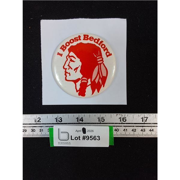 I Boost Bedford Pinback Button