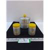 Image 1 : Aluminum Turner Specialty Grease, Salt, and Pepper Containers