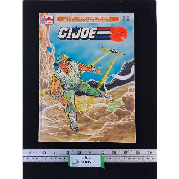 1989 GI Joe Coloring Book