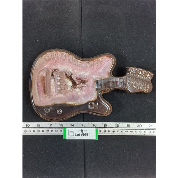 Grand Ole Oprey Guitar Shaped Ashtray