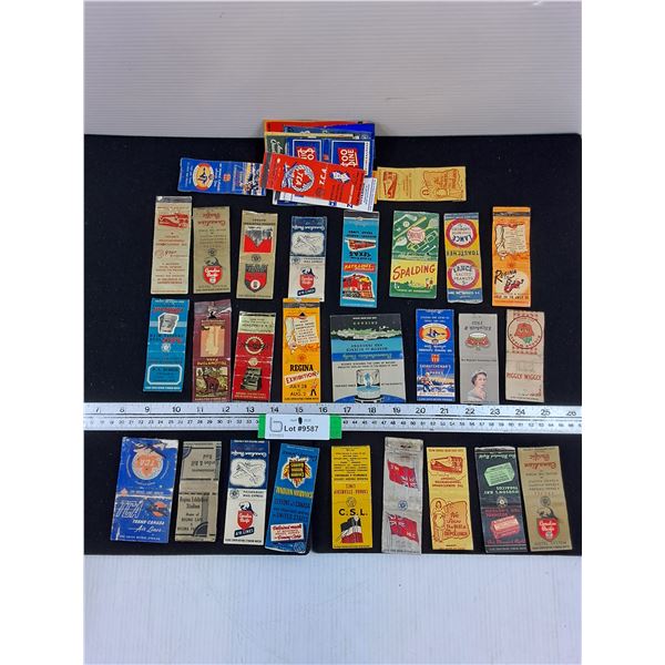 Various Advertising Matchbook Covers Only