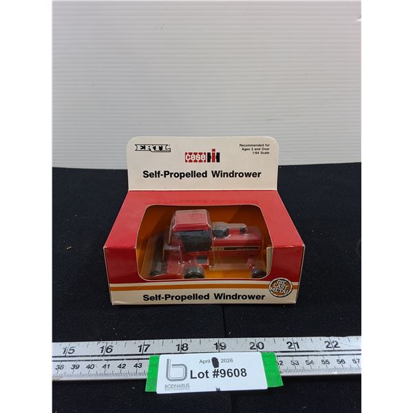 ERTL 1/64 Scale Case Self Propelled Windrower Die Cast