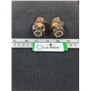 Image 3 : (2) Metal Souvenir Manitoba Native American Shakers