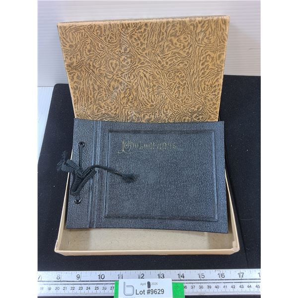5.5x8" Antique Photo Album in box