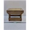 Image 1 : Wooden Milk/Step Stool 14.5x9x11.5"