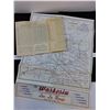 Image 3 : AAA 1954 Map of Saskatchewan, Great Northern Railway Passenger Train Schedule