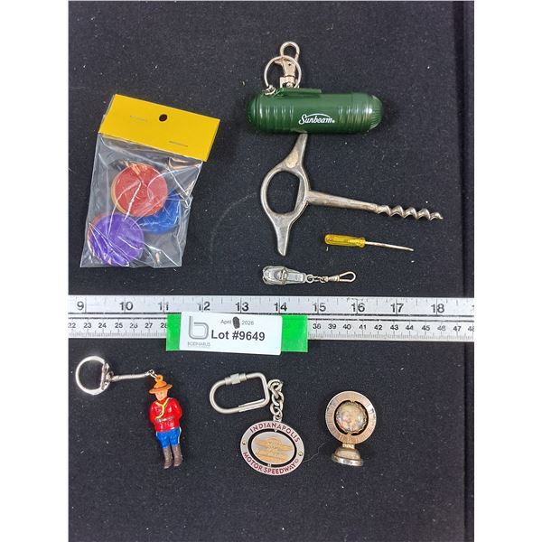 Key Chains, AA Recovery Tokens, Bottle Opener, Misc