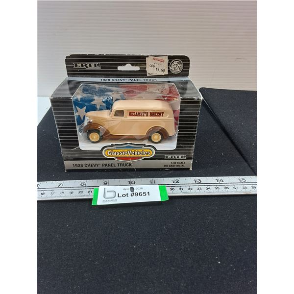 1/43 Scale Chevy Panel Truck Die Cast